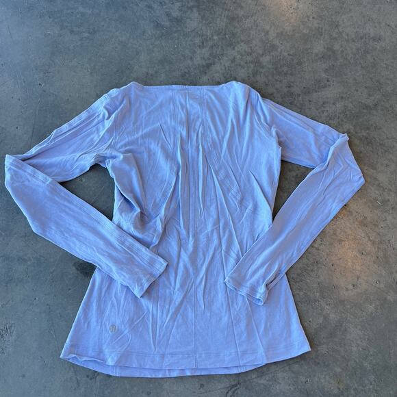 Vintage Y2K Lululemon Lightweight Flowy Hem Long Sleeve Activewear Top 4 - Picture 2 of 4